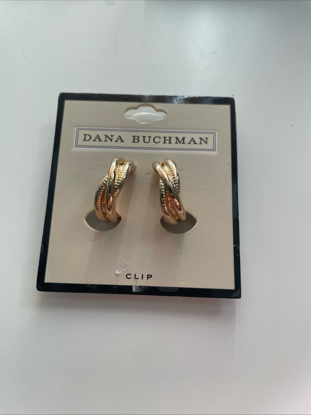 Brand New With Tag Dana Buchman Earrings Gold-tone Classic Multi Strand Earrings